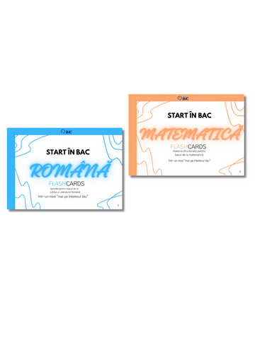 BAC REAL Pachet - Română + Matematică