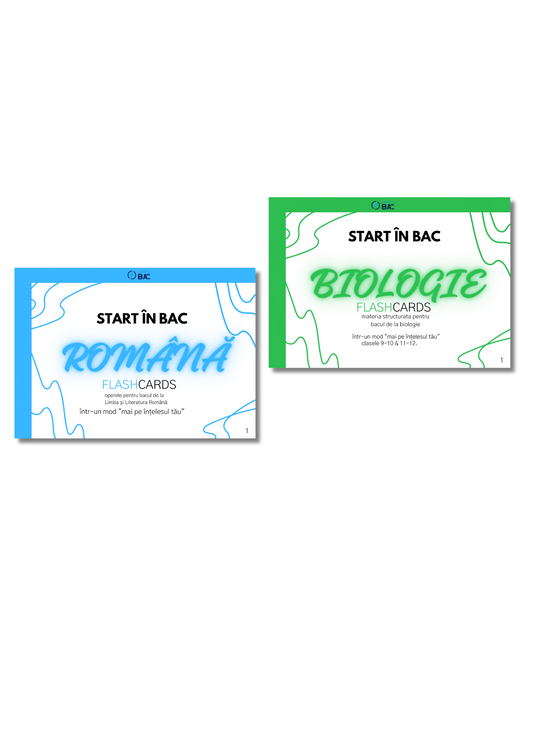 BAC REAL Pachet - Română + Biologie