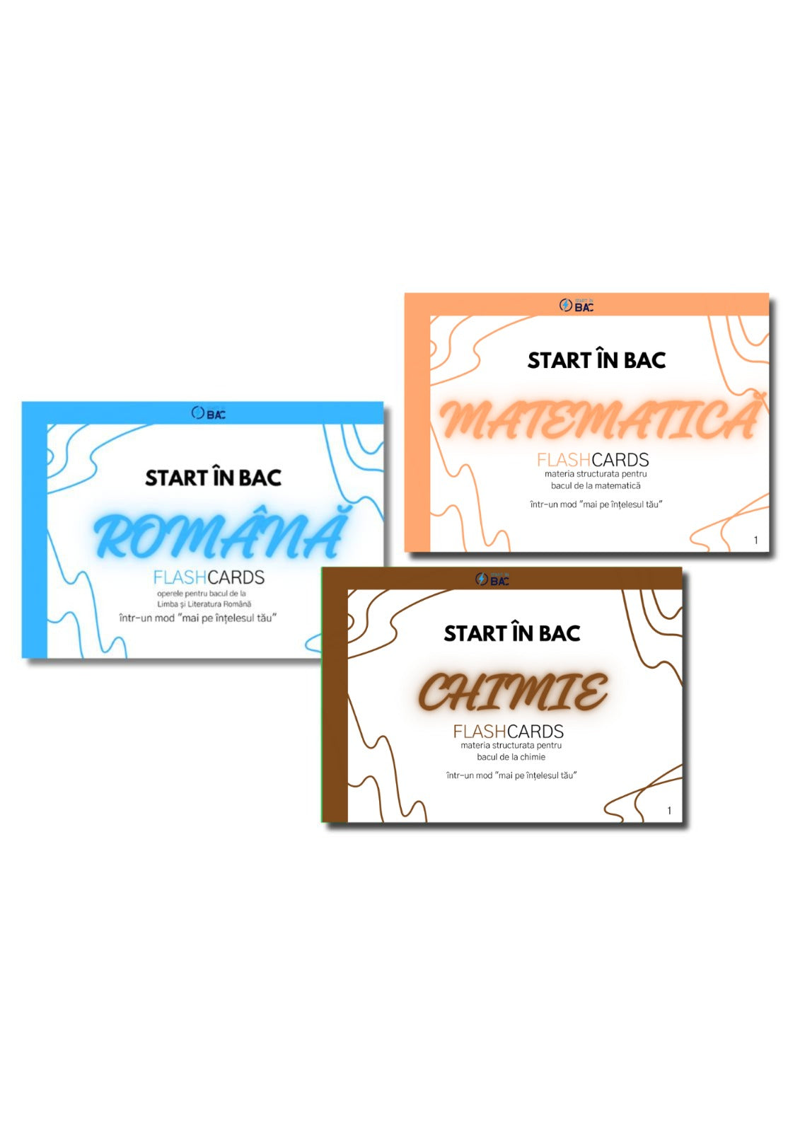 BAC REAL Pachet Complet - Română + Matematică + Chimie