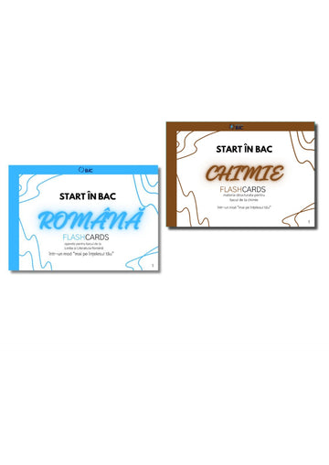 BAC REAL Pachet - Română + Chimie