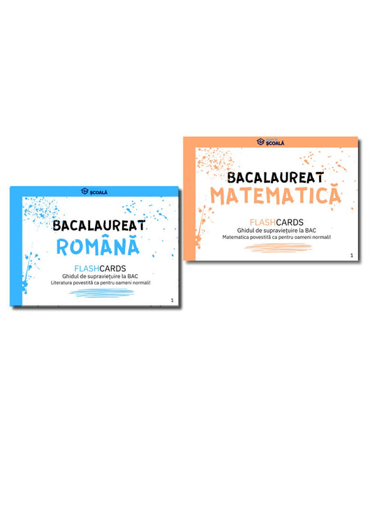 BAC REAL Pachet - Română + Matematică