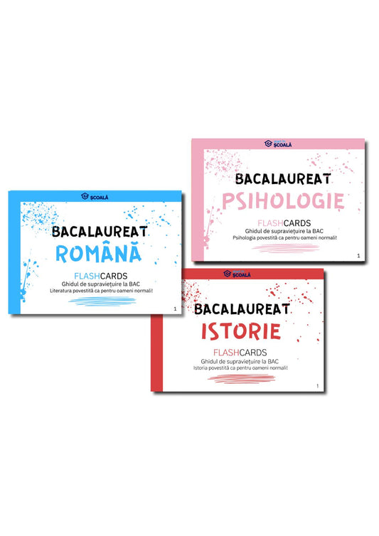 BAC UMAN Pachet Complet - Română + Istorie + Psihologie
