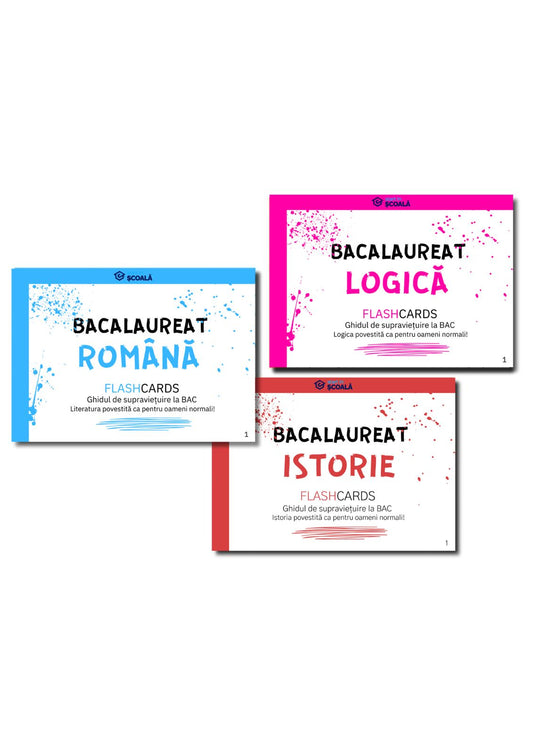 BAC UMAN Pachet Complet - Română + Istorie + Logică